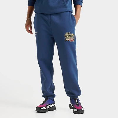 Men's Supply & Demand Floral Logo Fleece Jogger Pants