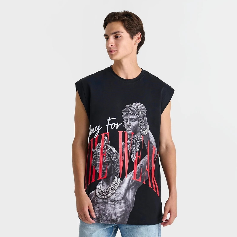 Men's Streetz Iz Watchin Pray For The Weak Muscle Tank
