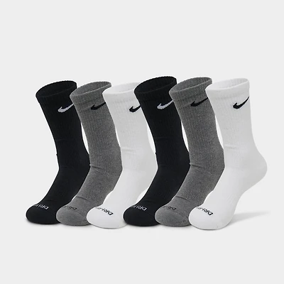 Nike Everyday Plus Cushioned Crew Training Socks (6-Pack)