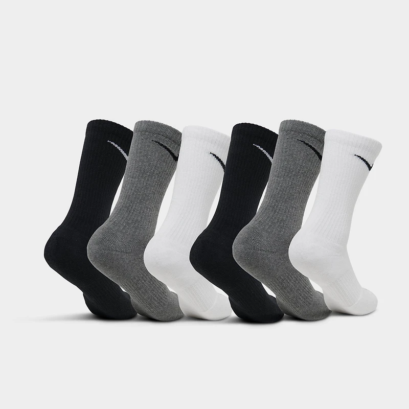 Nike Everyday Plus Cushioned Crew Training Socks (6-Pack)