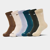 Nike Everyday Plus Cushioned Crew Training Socks (6-Pack)
