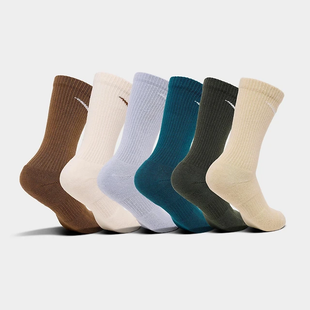 Nike Everyday Plus Cushioned Crew Training Socks (6-Pack)