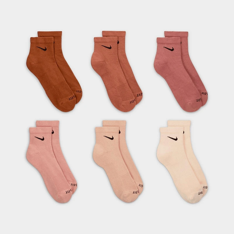 Nike Everyday Plus Cushioned 6-Pack Quarter Training Socks