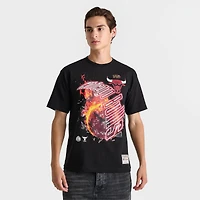 Men's Mitchell & Ness Chicago Bulls NBA Blaze T-Shirt