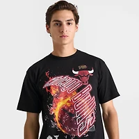 Men's Mitchell & Ness Chicago Bulls NBA Blaze T-Shirt