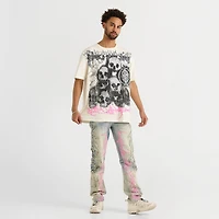 Men's Smoke Rise Dystopia Skulls Graphic T-Shirt