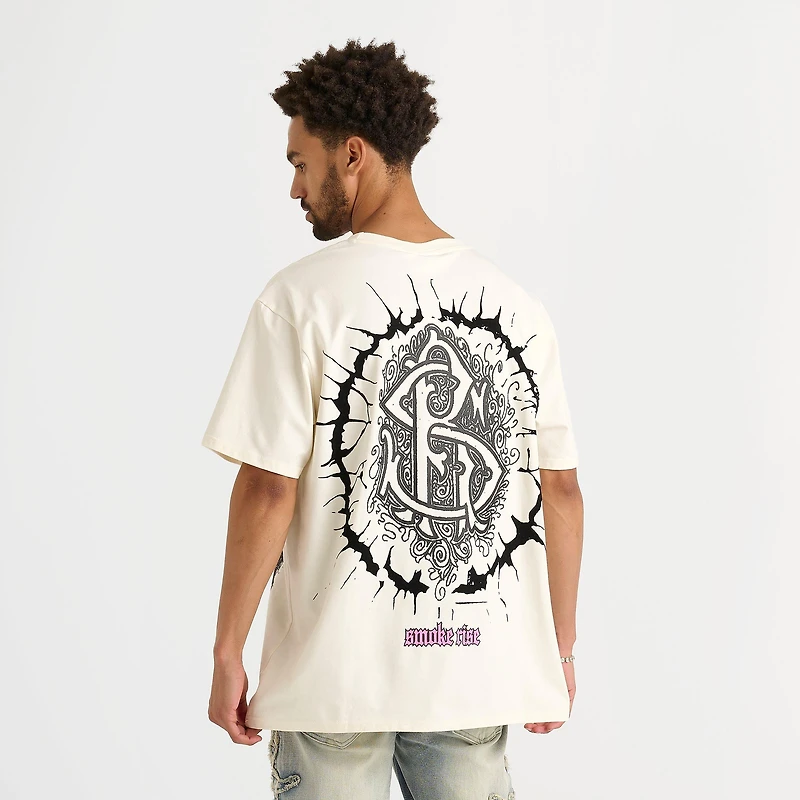 Men's Smoke Rise Dystopia Skulls Graphic T-Shirt