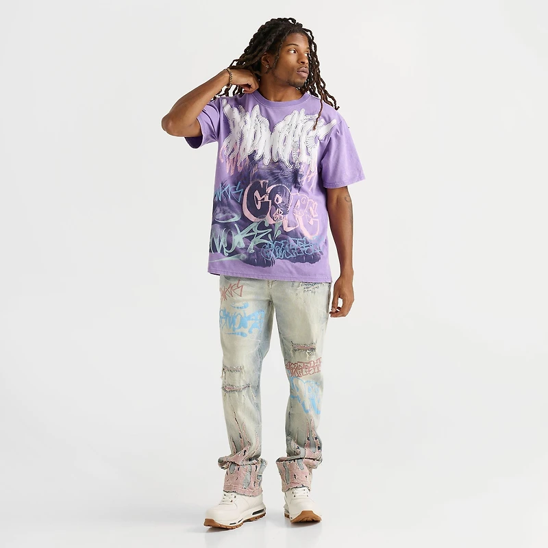 Men's Smoke Rise Dystopia Panther Graphic T-Shirt