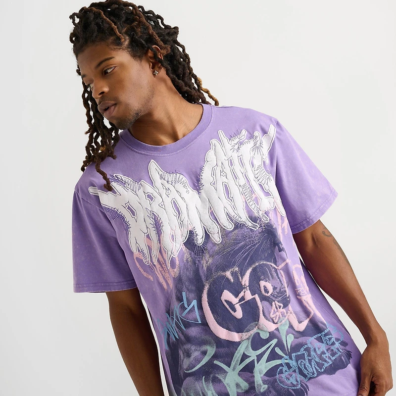 Men's Smoke Rise Dystopia Panther Graphic T-Shirt