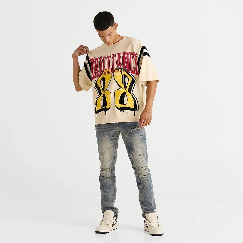 Men's Smoke Rise Flocked Brilliance Cropped T-Shirt