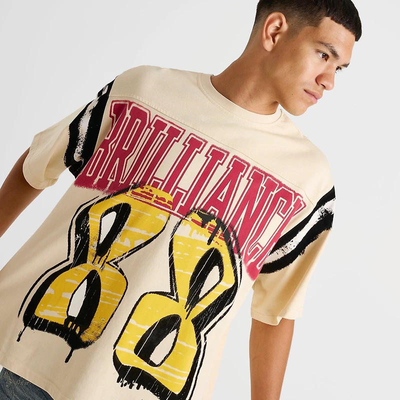 Men's Smoke Rise Flocked Brilliance Cropped T-Shirt