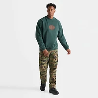 Men's Timberland Leather Badge Crewneck Sweatshirt