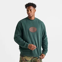 Men's Timberland Leather Badge Crewneck Sweatshirt