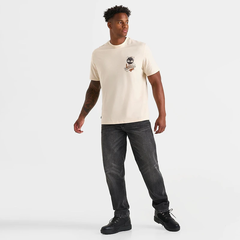 Men's Timberland Brand Carrier Slogan Graphic T-Shirt