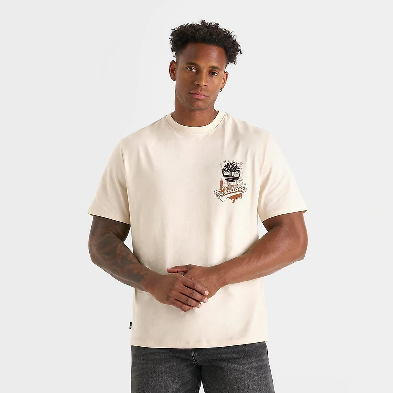 Men's Timberland Brand Carrier Slogan Graphic T-Shirt