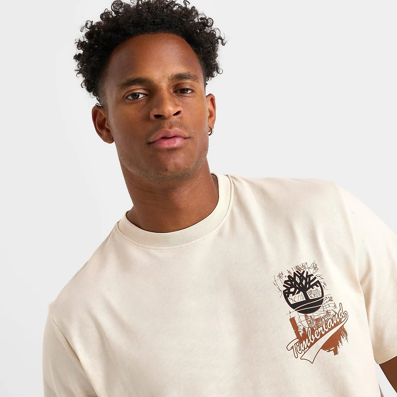 Men's Timberland Brand Carrier Slogan Graphic T-Shirt