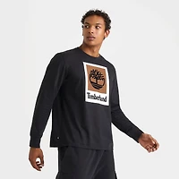 Men's Timberland Stack Logo Long-Sleeve T-Shirt