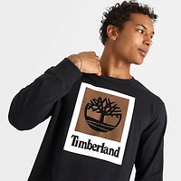 Men's Timberland Stack Logo Long-Sleeve T-Shirt