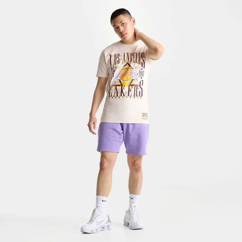 Men's Mitchell & Ness Los Angeles Lakers NBA Shattered Lockup T-Shirt
