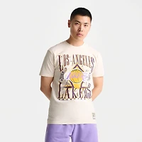 Men's Mitchell & Ness Los Angeles Lakers NBA Shattered Lockup T-Shirt