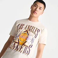 Men's Mitchell & Ness Los Angeles Lakers NBA Shattered Lockup T-Shirt