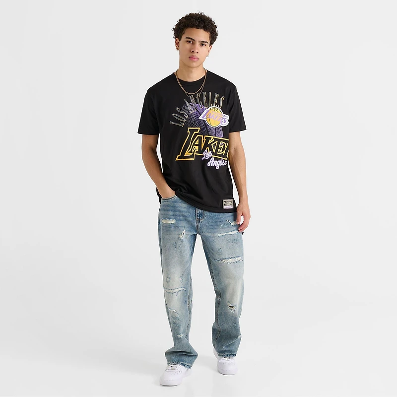 Men's Mitchell & Ness Los Angeles Lakers NBA Maxed Out Graphic T-Shirt
