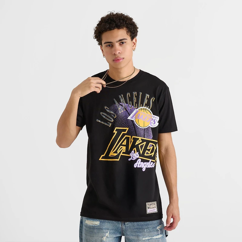 Men's Mitchell & Ness Los Angeles Lakers NBA Maxed Out Graphic T-Shirt