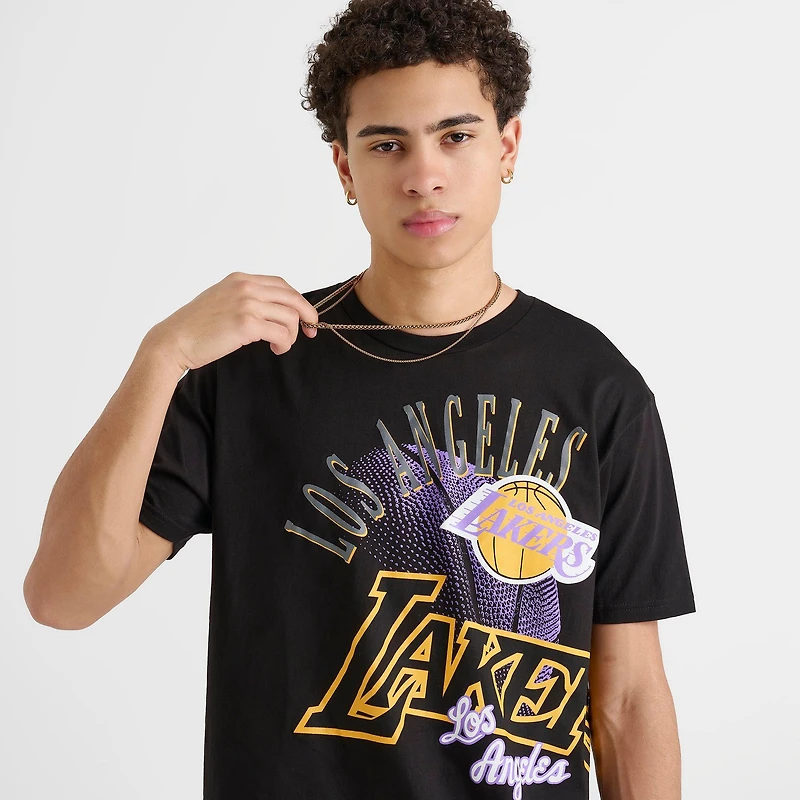 Men's Mitchell & Ness Los Angeles Lakers NBA Maxed Out Graphic T-Shirt