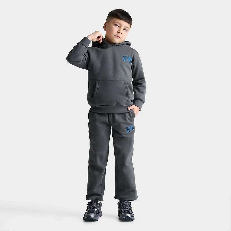 Little Kids' Unlike Humans Never Look Back Pullover Hoodie and Sweatpants Set