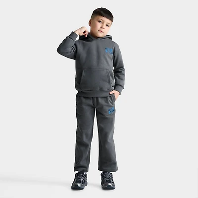 Little Kids' Unlike Humans Never Look Back Pullover Hoodie and Sweatpants Set