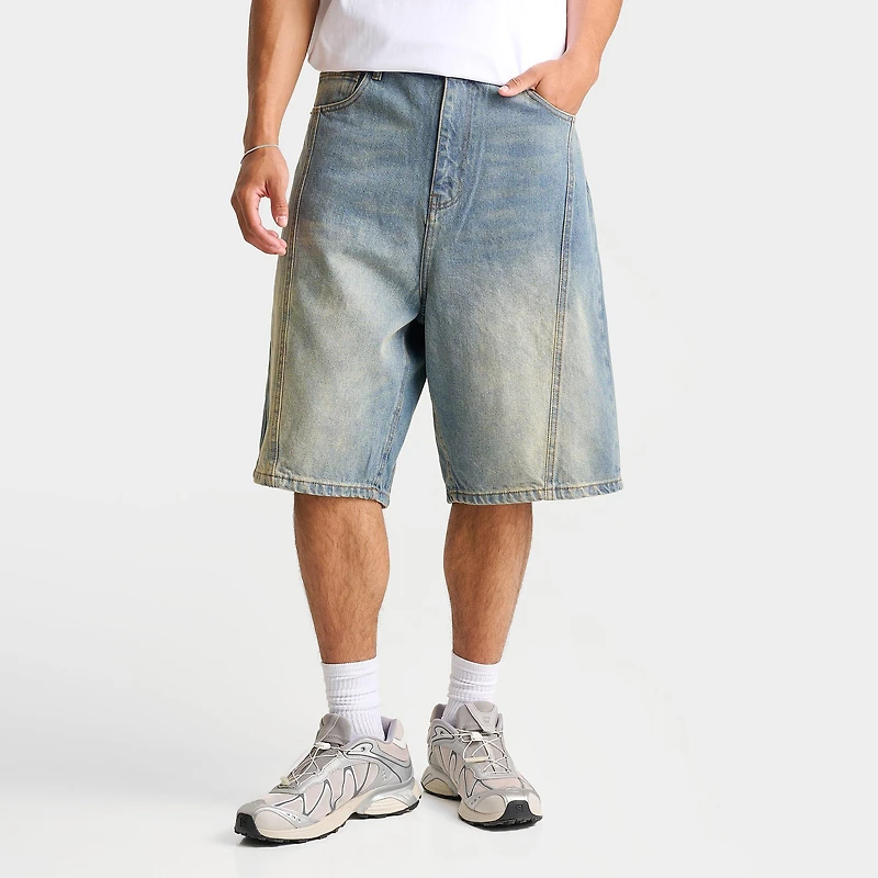 Men's Unlike Humans Route Loose Denim Shorts
