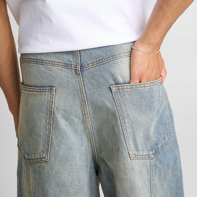 Men's Unlike Humans Route Loose Denim Shorts