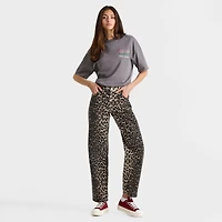 Women's Unlike Humans Leopard Denim Jeans