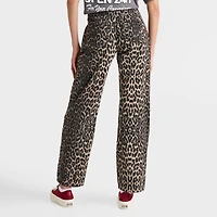 Women's Unlike Humans Leopard Denim Jeans