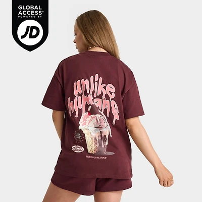 Women's Unlike Humans Ice Cream T-Shirt
