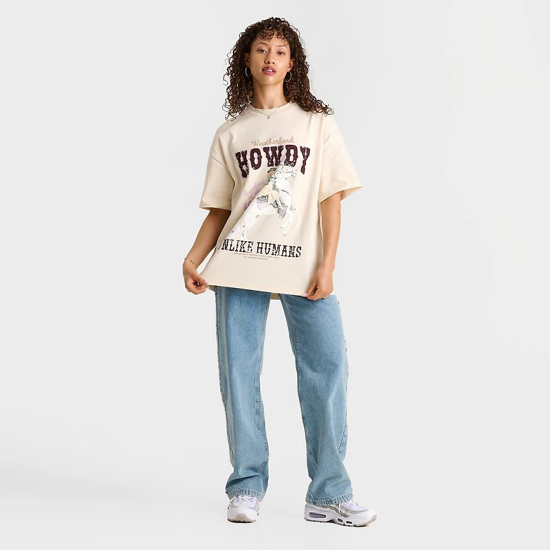 Women's Unlike Humans Howdy T-Shirt
