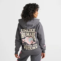 Women's Unlike Humans Saturn Heart Full-Zip Hoodie