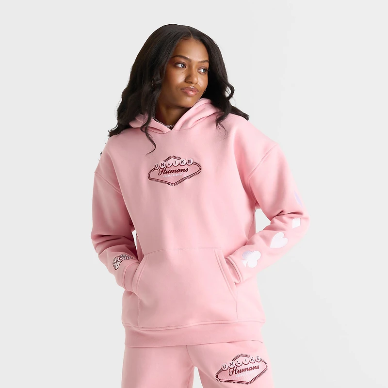 Women's Unlike Humans Casino Oversized Pullover Hoodie