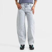 Women's Unlike Humans Rhinestone Baggy Jeans