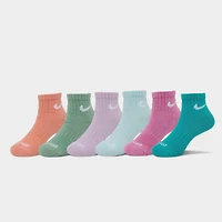 Little Kids' Nike Dri-FIT Ankle Socks (6-Pack