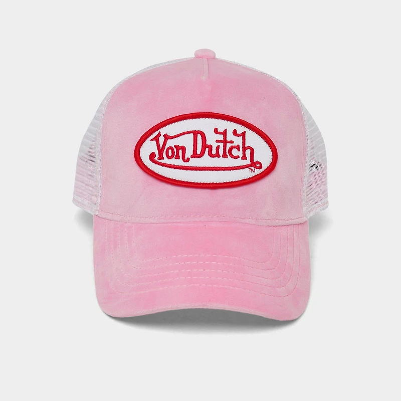Von Dutch Velvet Trucker Hat
