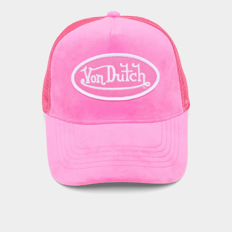 Von Dutch Velvet Trucker Hat