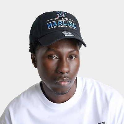 '47 Miami Marlins MLB Vernon Clean Up Strapback Hat