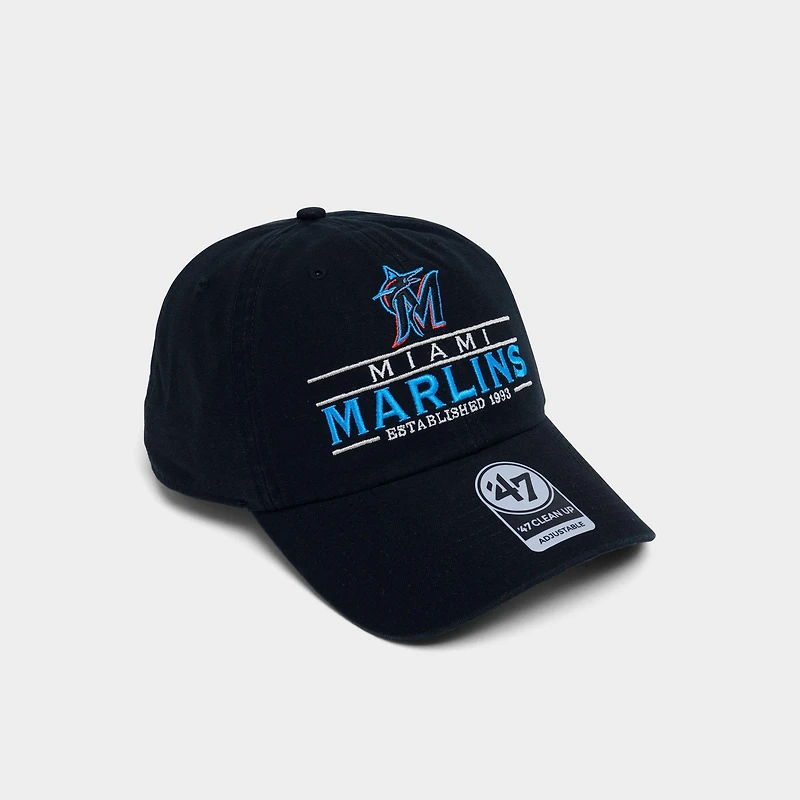 '47 Miami Marlins MLB Vernon Clean Up Strapback Hat