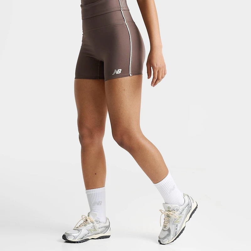 Women's New Balance Accelerate Piped Biker Shorts