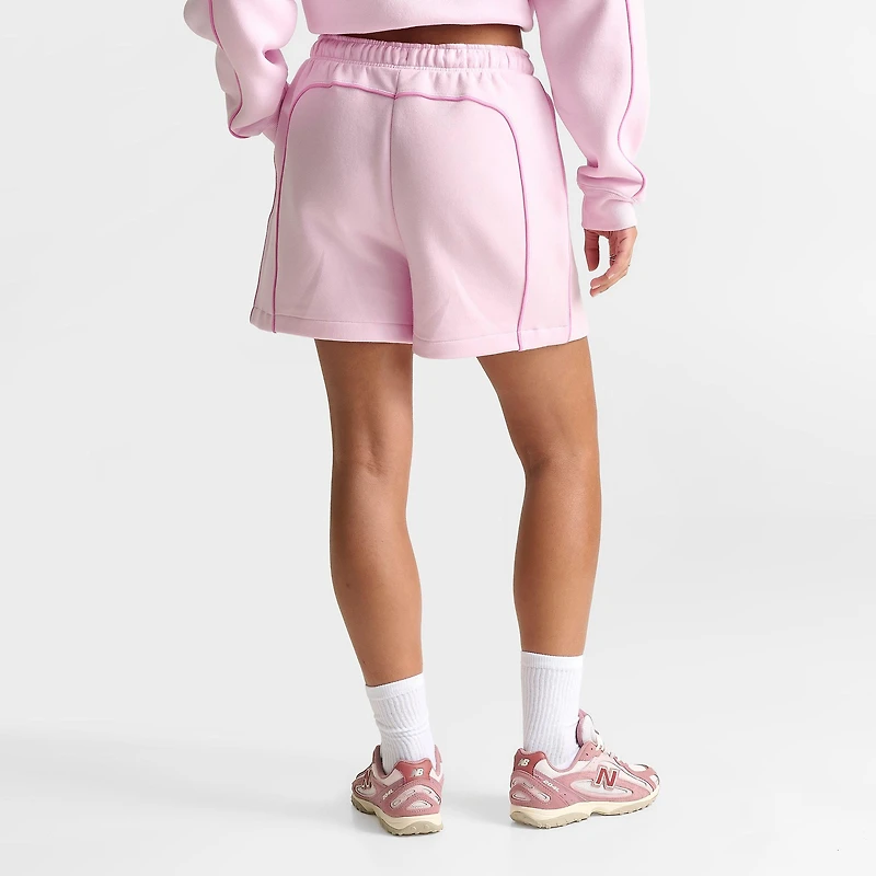 Women's New Balance Piped Fleece Shorts