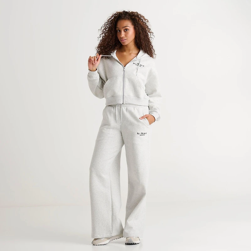 Women's New Balance Tone Crop Full-Zip Hoodie