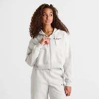 Women's New Balance Tone Crop Full-Zip Hoodie