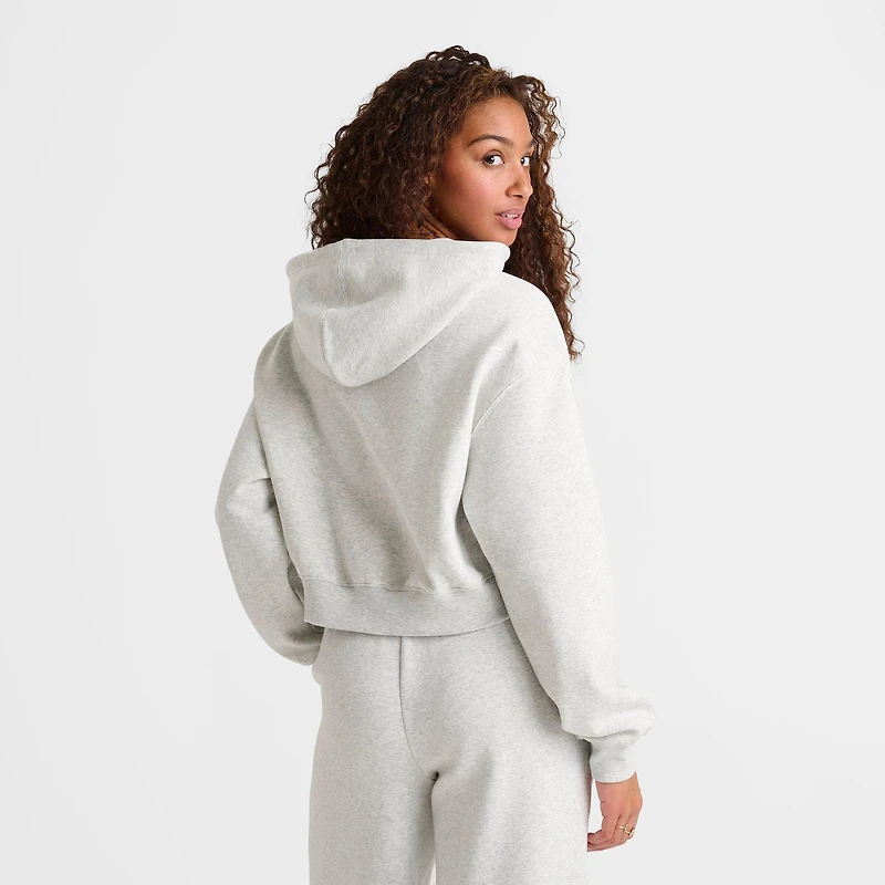 Women's New Balance Tone Crop Full-Zip Hoodie