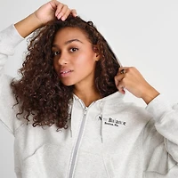 Women's New Balance Tone Crop Full-Zip Hoodie